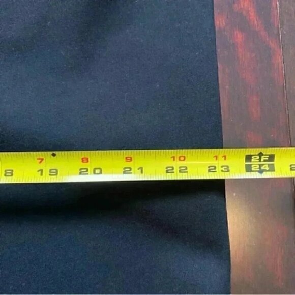 Calvin Klein Ankle Cropped Pants Black Cigarette Trousers Size 20W - Picture 12 of 16